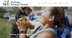 Desktop Screenshot of dupageanimalfriends.org